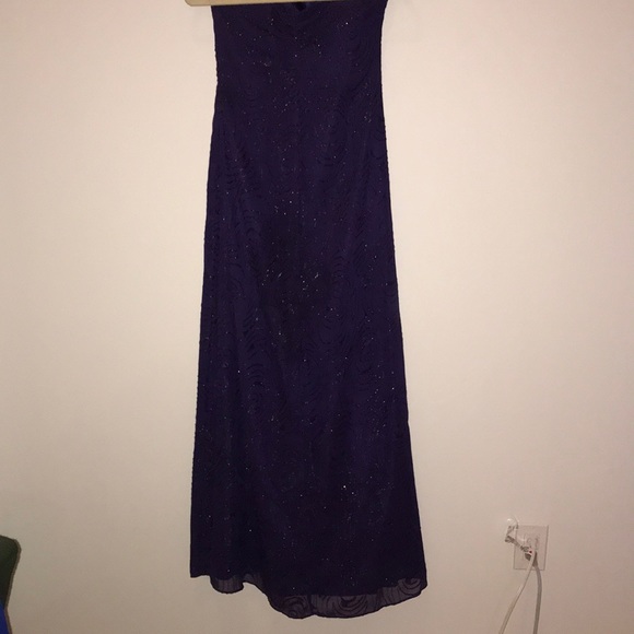 Laundry by shelli segal dark purple gown - Picture 4 of 5